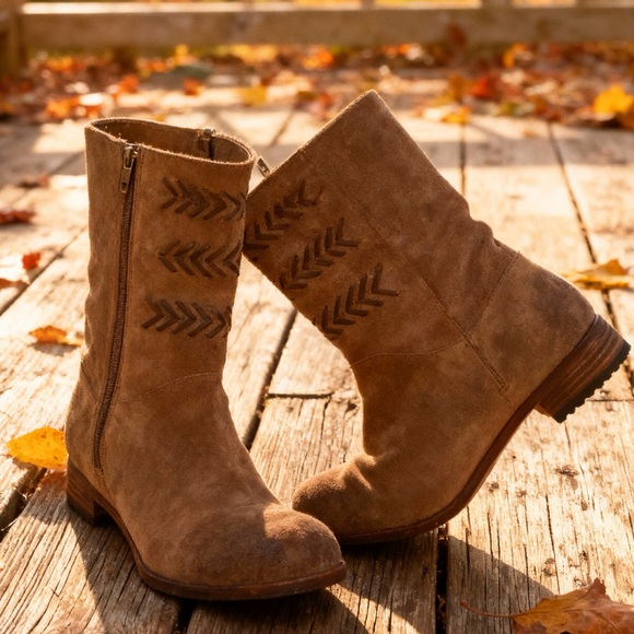 UGG Shoes - Suede Ugg zip boots